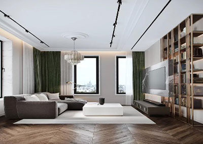 86㎡ 現(xiàn)代輕奢風，小家也能住出大宅范