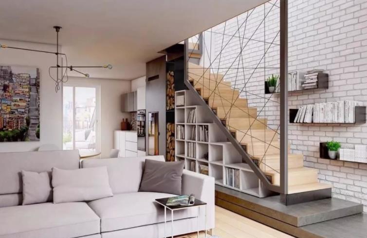 室內(nèi)混搭客廳效果圖